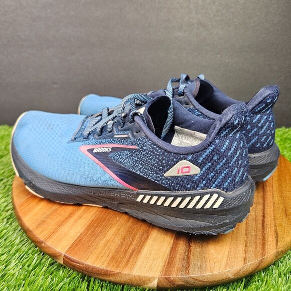 Brooks Launch GTS 10 Womens Shoes Size 8.5 Blue Black Athletic Running Sneakers - Picture 4 of 16